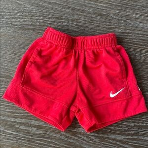 Nike Kids Bright Red Athletic Shorts